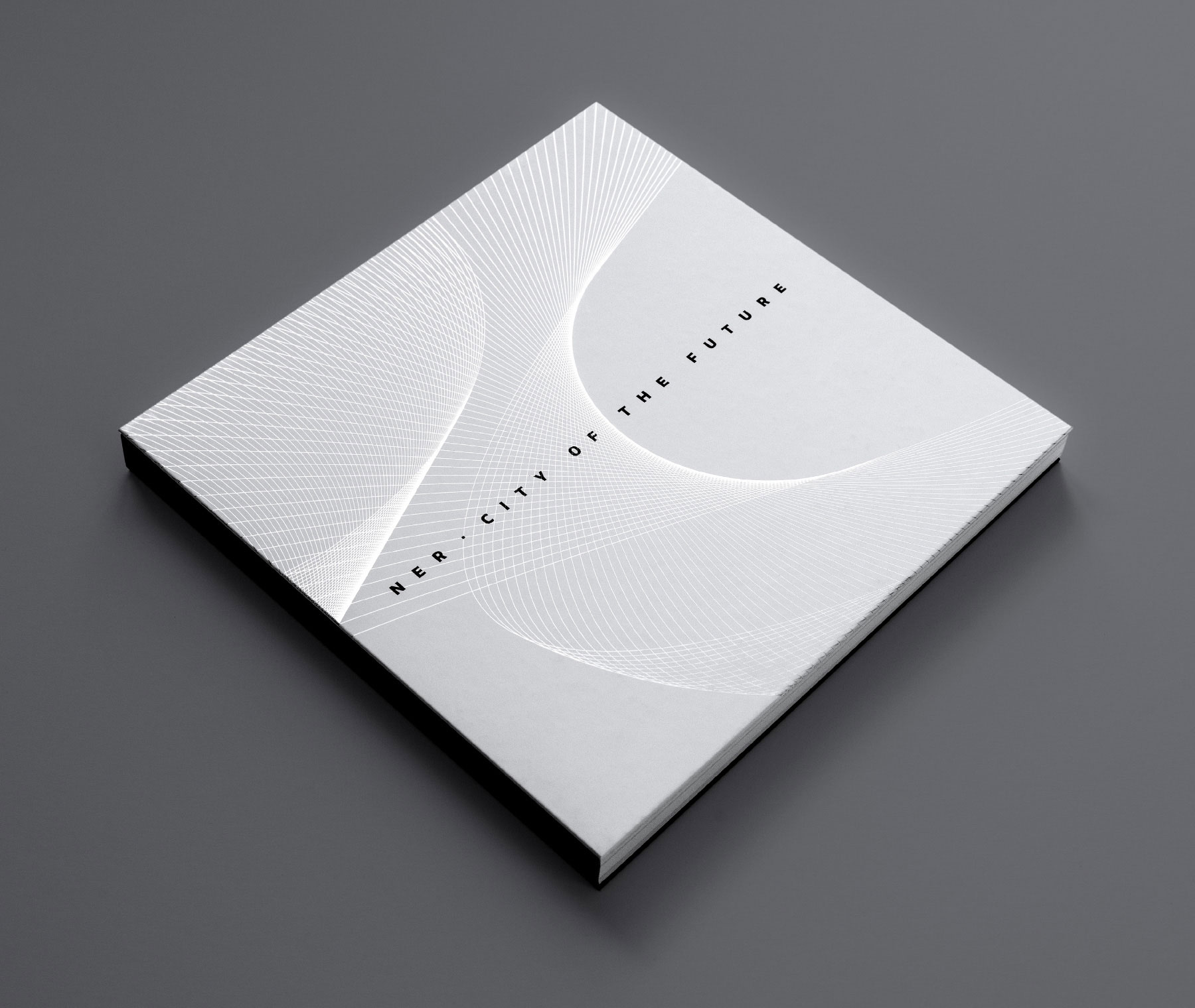 City of the Future book cover in white with thin silver lines in an organic pattern